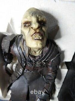 2001 Sideshow Weta Lord Of The Rings Orc Overseer Statue Maquette (new In Box)