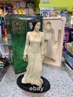 2002 Lord of The Rings Arwen Evenstar Sideshow Weta Statue withBox Hand damage