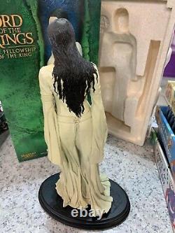 2002 Lord of The Rings Arwen Evenstar Sideshow Weta Statue withBox Hand damage