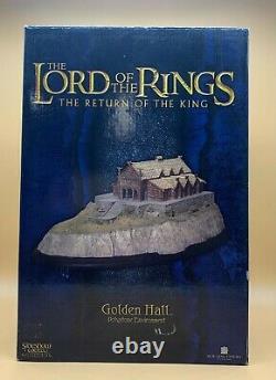 2004 Sideshow Weta Lord of the Rings ROTK Golden Hall Polystone Statue