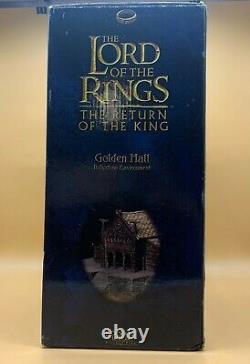 2004 Sideshow Weta Lord of the Rings ROTK Golden Hall Polystone Statue