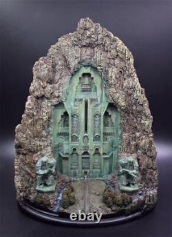 27cm The Lord of the Rings Lonely Mountain Castle Front Gate Resin Statue Model