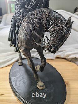 4156 Sideshow WETA LotR Lord of the Rings Ringwraith and Steed Polystone Statue