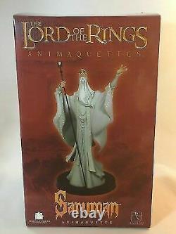 ANIMATED LOTR SARUMAN statue lord of the rings