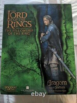 Aragorn Son of Arathorn Statue LOTR Lord of the Rings Sideshow Weta