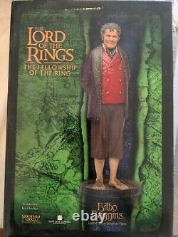 Bilbo Bagging Statue LOTR Sideshow Weta Lord of the Rings