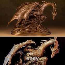 Bronze Smaug The Lord of the Rings 9ins Statue Figure Model Display IN STOCK