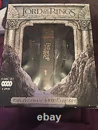FELLOWSHIP OF THE RING DVD Gift Set Statues Bookends Lord Of The Rings AS NEW