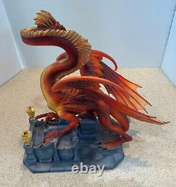 FRANKLIN MINT - Lord of the Rings SMAUG The Golden Dragon (10) - Imperfect