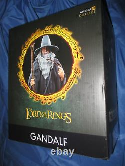 GANDALF THE GREY Iron Studios Deluxe 110 Scale Movie Statue Lord of the Rings
