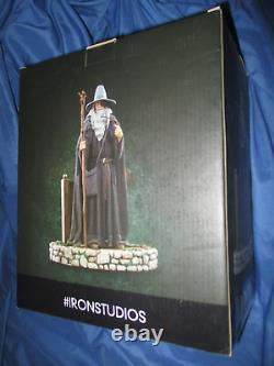 GANDALF THE GREY Iron Studios Deluxe 110 Scale Movie Statue Lord of the Rings