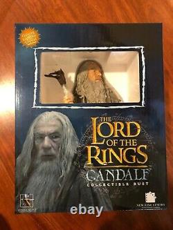 Gentle Giant Lord of the Rings Gandalf Bust 2889/3000 Statue LOTR New Sealed