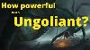 How Powerful Was Ungoliant