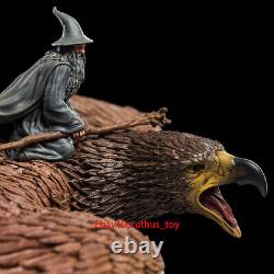 In Stock Weta Hobbit Lord of the rings Gandalf On Gwaihir Statue Mini Scenario