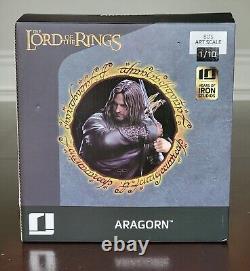 Iron Studios Lord of The Rings Aragorn 1/10 Art Scale Statue BOX A BIT ROUGH