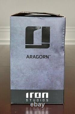 Iron Studios Lord of The Rings Aragorn 1/10 Art Scale Statue BOX A BIT ROUGH