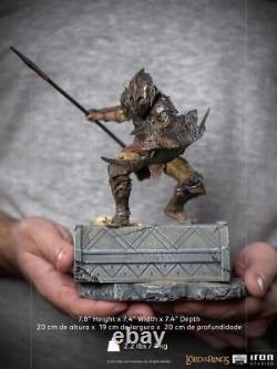 Iron Studios Lord of the Rings Armored Orc Art Scale 1/10 Statue Figure In Stock