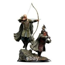 LORD OF THE RINGS Legolas and Gimli at Amon Hen Polystone Statue Weta Workshop