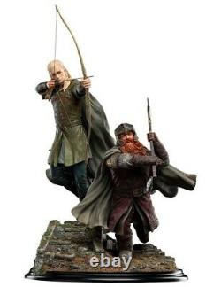 LORD OF THE RINGS Legolas and Gimli at Amon Hen Polystone Statue Weta Workshop