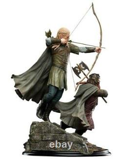 LORD OF THE RINGS Legolas and Gimli at Amon Hen Polystone Statue Weta Workshop