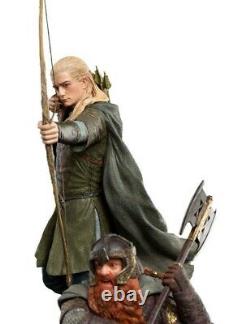 LORD OF THE RINGS Legolas and Gimli at Amon Hen Polystone Statue Weta Workshop