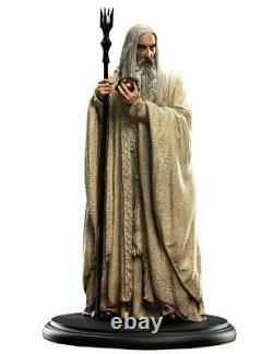 LORD of the RINGS SARUMAN the WHITE Mini Statue 19 cm WETA