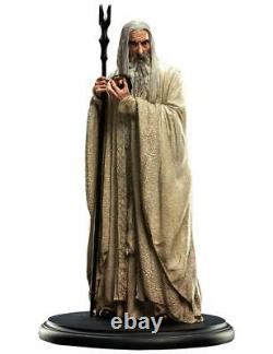 LORD of the RINGS SARUMAN the WHITE Mini Statue 19 cm WETA