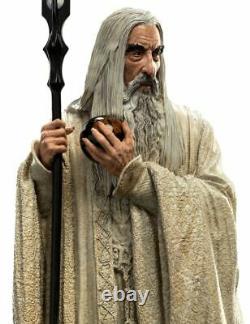 LORD of the RINGS SARUMAN the WHITE Mini Statue 19 cm WETA