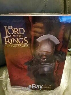 LOTR Lord of the Rings Sideshow Weta Uruk-hai Swordsman Bust Statue LOW#551/2000