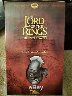 LOTR Lord of the Rings Sideshow Weta Uruk-hai Swordsman Bust Statue LOW#551/2000