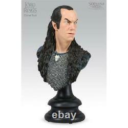 LOTR Sideshow Weta Lord Elrond Polystone 1/4 Scale Bust Statue Factory Sealed