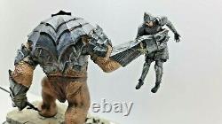 Lord Of The Rings Battle Troll of Mordor Polystone Statue by Sideshow Weta