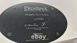 Lord Of The Rings Battle Troll of Mordor Polystone Statue by Sideshow Weta