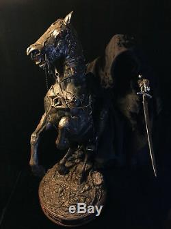 Lord Of The Rings Dark Rider of Mordor Nazgul on Steed 30 Figure Statue Toy