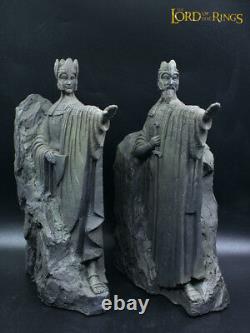Lord Of The Rings Gate of Gondor Argonath 10 Figure Statue Resin Hobbit Bookend