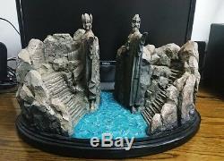 Lord Of The Rings Gate of Gondor The Argonath 11 Figure Statue Resin Hobbit Toy