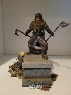 Lord Of The Rings IRON STUDIOS GIMLI 1/10 STATUE Sideshow Hobbit