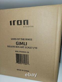 Lord Of The Rings IRON STUDIOS GIMLI 1/10 STATUE Sideshow Hobbit