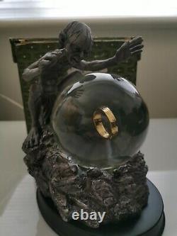 Lord Of The Rings MY PRECIOUS Gollum Smeagol Globe Statue Noble Collection