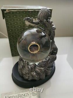 Lord Of The Rings MY PRECIOUS Gollum Smeagol Globe Statue Noble Collection