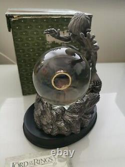 Lord Of The Rings MY PRECIOUS Gollum Smeagol Globe Statue Noble Collection