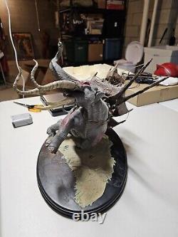 Lord Of The Rings Mumak Of Harad Sideshow Weta PolyStone Statue