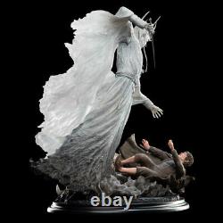 Lord Of The Rings THE WITCH-KING & FRODO Polystone Statue by Sideshow Weta