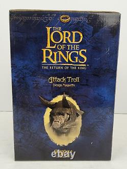 Lord of the Rings Attack Troll Design Maquette Bust Statue LOTR Sideshow WETA