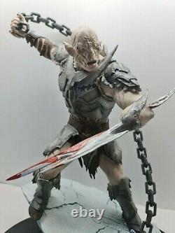 Lord of the Rings Azog Commander of Legions Polystone Statue Sideshow Weta