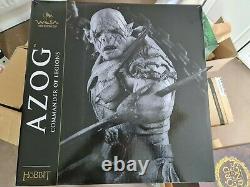 Lord of the Rings Azog Commander of Legions Polystone Statue Sideshow Weta