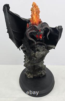 Lord of the Rings Balrog Flame of Udun Statue Figure LOTR Sideshow WETA