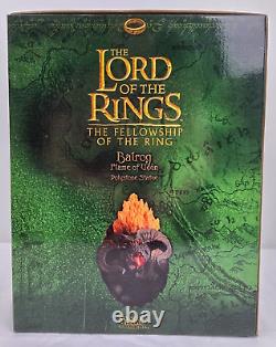 Lord of the Rings Balrog Flame of Udun Statue Figure LOTR Sideshow WETA