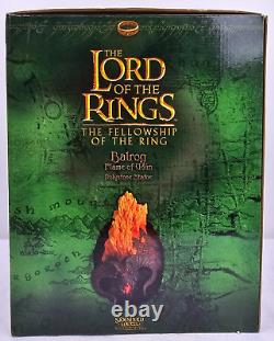 Lord of the Rings Balrog Flame of Udun Statue Figure LOTR Sideshow WETA