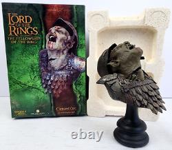 Lord of the Rings Cleaved Orc 1/4 Scale Bust Statue LOTR Sideshow WETA